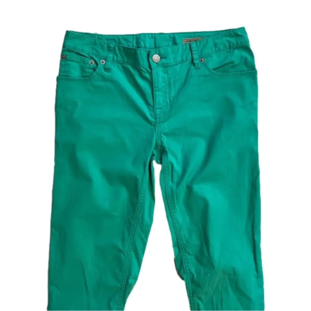 Ralph Lauren Bowery Skinny Girls’ Turquoise Green Stretch Denim Jeans Size 16